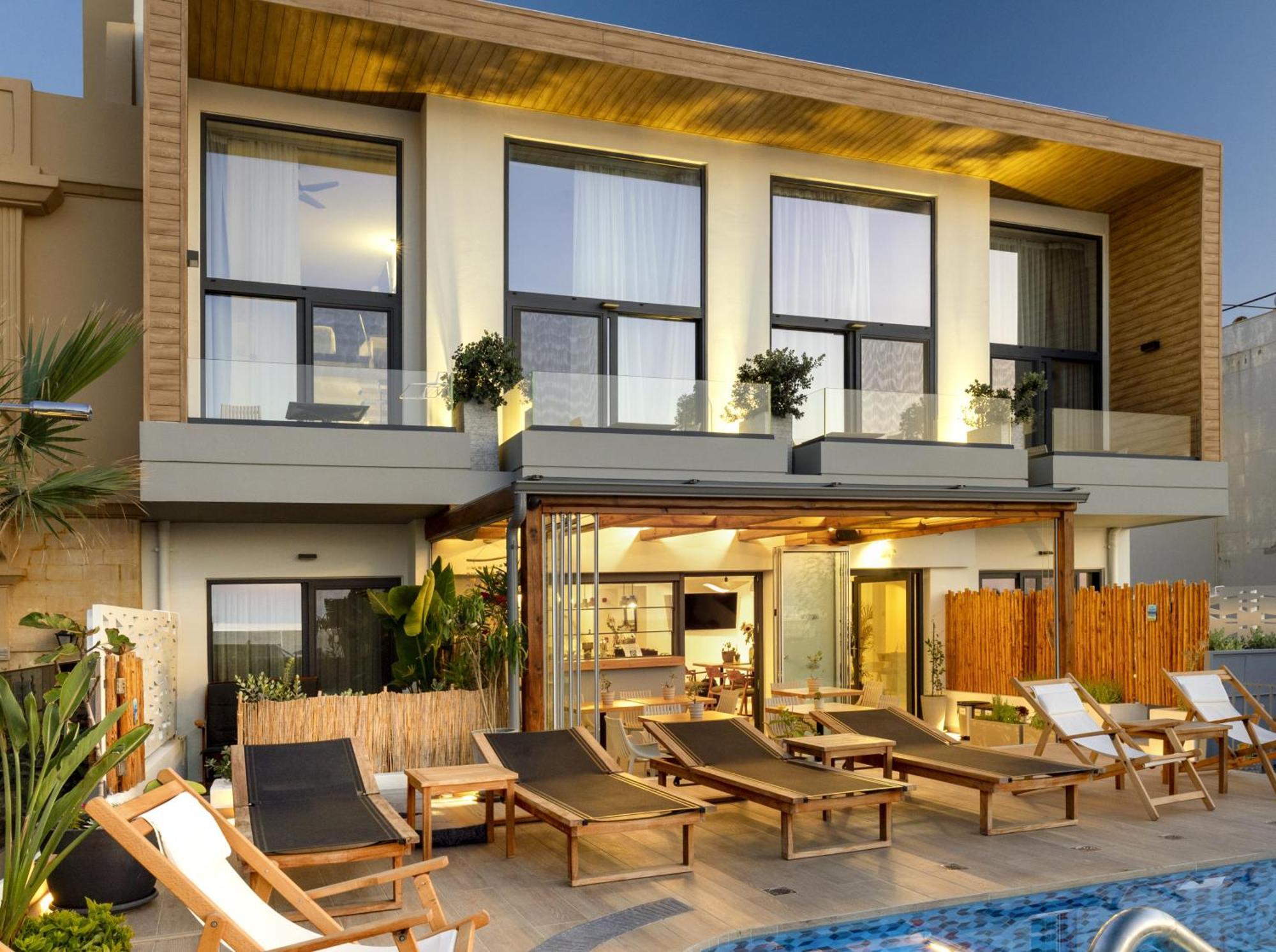 Calla Luxury Seafront Suites Réthimno Kültér fotó