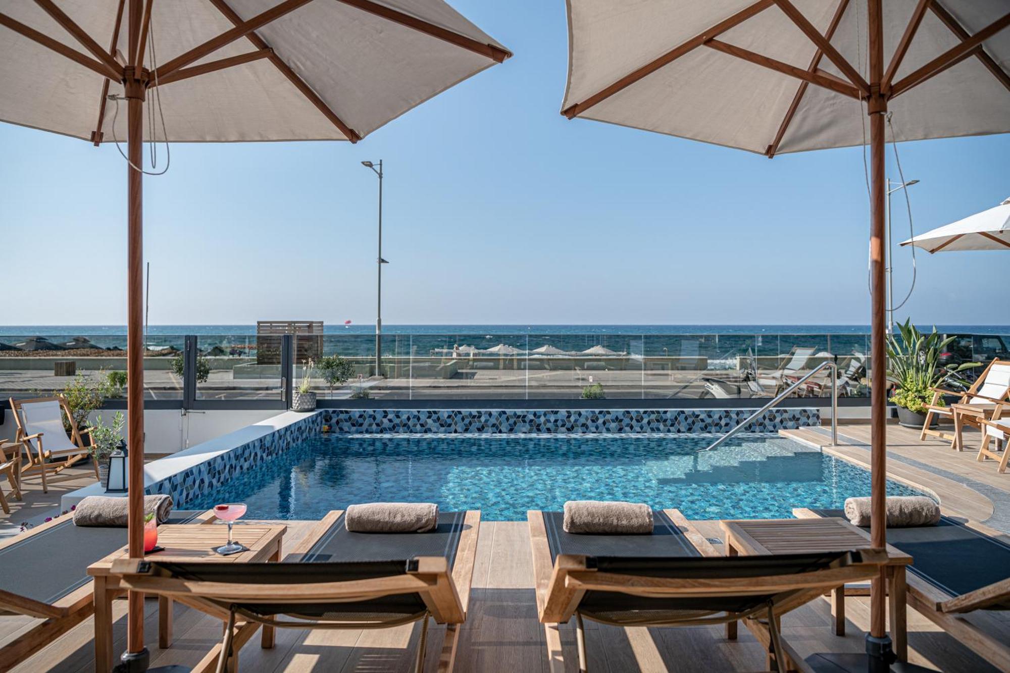 Calla Luxury Seafront Suites Réthimno Kültér fotó